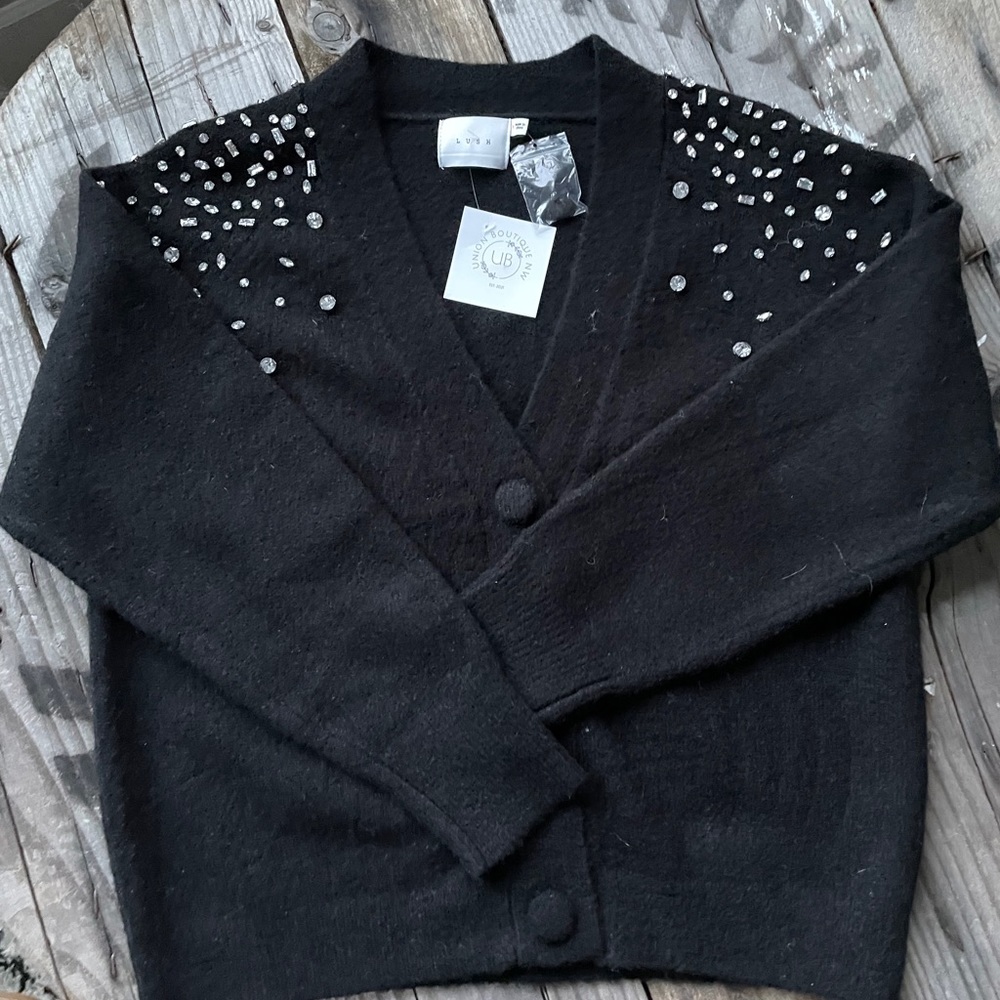 Crystal Embellished Sweater